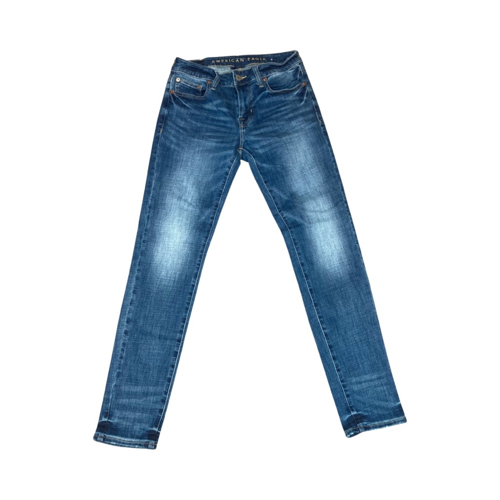 American Eagle AEO Ne(x)t Level Flex Mens Skinny Jeans Size 30x32 Blue